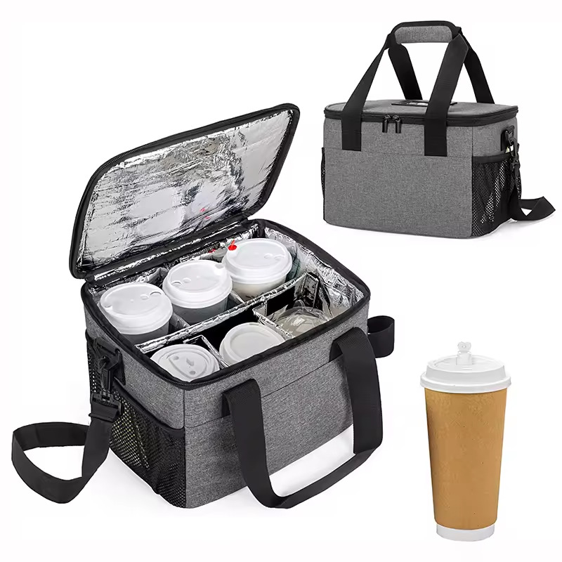 Coffee delivery bag black