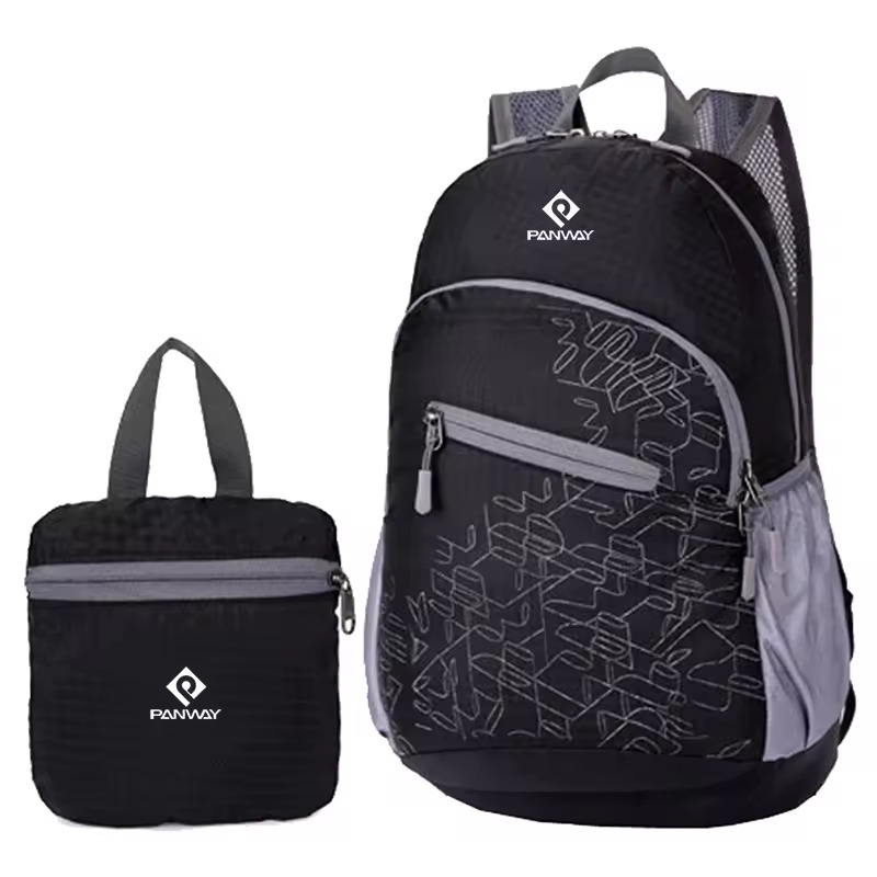foldable sports backpack black
